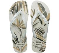 Havaianas Aloha (Mini Me), Tongues Garçon, White/White/Green Olive,