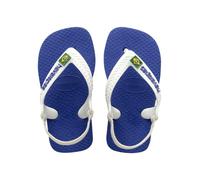 Havaianas Tongs Baby Brasil Logo bleu et blanc enfant 17-18