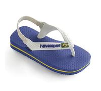 Havaianas Tongs Baby Brasil Logo bleu et blanc enfant 17-18