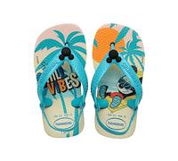 Havaianas Baby Disney Classics, Tongues,Beige Paille Bleue, 23/24 EU