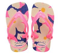 Havaianas Bébé Fille Baby Mini Me Tongues, Beige, 25 EU