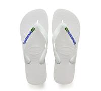 Tongs Havaianas Brasil Logo M pour Homme 45 - 46 Blanc
