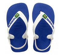Havaianas Brasil Logo Flip Flops Men White/Marine Flip Flops Shoes
