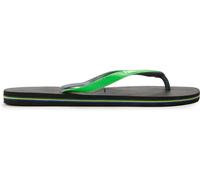 Havaianas Brasil Logo Flip Flops Noir/Vert 1 Unisex