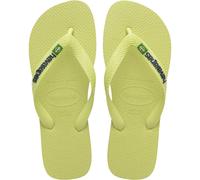 Havaianas Brasil Logo Flip Flops Thé vert Matcha 7.5/8 4142 Unisex
