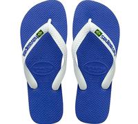 Havaianas Brasil Logo Mixte, Bleu (Marine Blue), 29/30