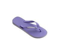 Havaianas - Brasil Logo, Tongs Iconiques, Confortables et Durables, Lanières avec le Drapeau du Brésil et Semelle Antidérapante aux Bandes Colorées, Adultes Unisexe