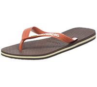 Havaianas Brasil Logo Mixte, Marron ( Dark Brown)/Ceramic, 35/36
