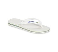 Havaianas - Brasil Logo, Tongs Iconiques, Confortables et Durables, Lanières avec le Drapeau du Brésil et Semelle Antidérapante aux Bandes Colorées, Adultes Unisexe