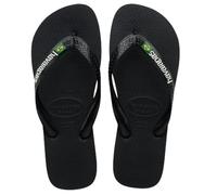 Havaianas - Brasil Logo, Tongs Iconiques, Confortables et Durables, Lanières avec le Drapeau du Brésil et Semelle Antidérapante aux Bandes Colorées, Adultes Unisexe