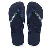 Havaianas - Brasil Logo, Tongs Iconiques, Confortables et Durables, Lanières avec le Drapeau du Brésil et Semelle Antidérapante aux Bandes Colorées, Adultes Unisexe