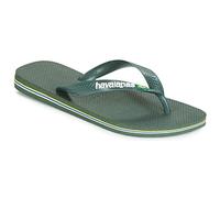Havaianas - Brasil Logo, Tongs Iconiques, Confortables et Durables, Lanières avec le Drapeau du Brésil et Semelle Antidérapante aux Bandes Colorées, Adultes Unisexe