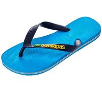 Havaianas Mixte Brasil Logo Tongs, Turquoise 01, 35/36 EU