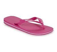 Havaianas - Brasil Logo, Tongs Iconiques, Confortables et Durables, Lanières avec le Drapeau du Brésil et Semelle Antidérapante aux Bandes Colorées, Adultes Unisexe