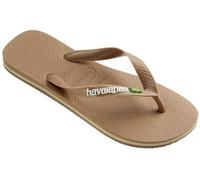 Havaianas - Brasil Logo, Tongs Iconiques, Confortables et Durables, Lanières avec le Drapeau du Brésil et Semelle Antidérapante aux Bandes Colorées, Adultes Unisexe