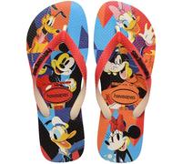 Havaianas - Disney Stylish, Tongs Confortables, Légères et Résistantes, Designs Disney et Pixar, Lanières Larges, Adultes Unisexe