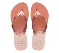 Havaianas Tongs Elegance Print pour femme, argile rose, 37/38 EU, Argile rose, 4.5/5 UK