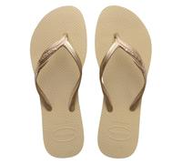 Havaianas - Fantasia, Tongs Confortables, Durables et Élégantes, Lanières Métallisées avec Croisement sur le Côté, Femme