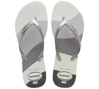Havaianas Fantasia Gloss Femme FlipFlop White/Silver 39 EU