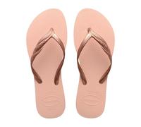 Havaianas - Fantasia, Tongs Confortables, Durables et Élégantes, Lanières Métallisées avec Croisement sur le Côté, Femme, Rosa Ballet 33/34 EU