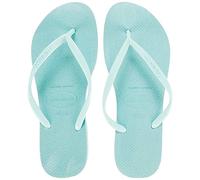 Havaianas Femme Hav Slim Green Dew Tongues, Jaune (Bordeaux), 31 EU