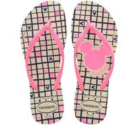 Havaianas - Slim Disney Stylish, Tongs Confortables, Légères et Stylées, Designs Disney, Lanières Fines et Semelle Antidérapante, Femme