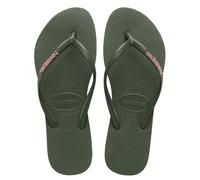 Havaianas Femme Slim Logo Tongs, Multicolore Green, 33/34 EU