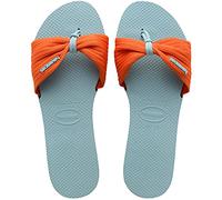 Havaianas Femme You St Tropez Basic Sandale Plate, Blue Water, 37/38 EU Étroit