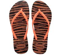Havaianas Fille Slim Animals Tongs Femme, Orange Rouille, 35/36 EU