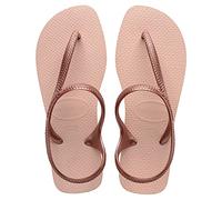 Havaianas - Flash Urban, Sandales Confortables, Élégantes et Polyvalentes, Fermeture à la Cheville, Lanières Métallisées Croisées, Femme