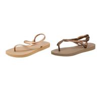 Havaianas Flash Urban, Tongs Femme, Or (Rose Gold 3581), 37/38 EU Luna Femme, Rose Gold/Rose Gold, 37/38