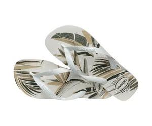 Havaianas Garçon Aloha (Mini Me) FlipFlops White/White/Green Olive 23 EU
