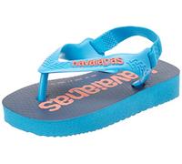 Havaianas Garçon Unisex Kinder Baby Logomania Tongues, Turquoise, 19 EU