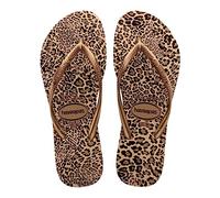 Havaianas Tongs Slim Animals Sable Gris Doré Fille, Sable, gris, doré., 23/24 EU