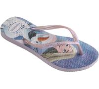 Havaianas Girl's Slim Frozen Flip-Flop, Quiet Lilac Lilac Moonlight Glitter, 33/34 EU