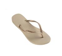 Havaianas Girls Slim (Mini Me), Sand Grey/Light Golden, 8
