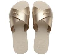 Havaianas Hav.Aqua Metallic, Sandales pour femme, beige, 41 EU