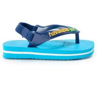 Havaianas Hav. Baby Brasil Logo Ii Turquoise/ Flip Flops Unisex Kids Dark Black 3C Unisex