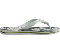 Havaianas Hav. Brasil Fresh Rose Gum 33/34 Flip Flops Womens Blanc/Gris 1/2 Female