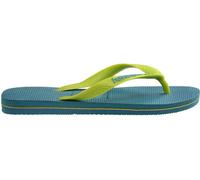 Havaianas Hav. Brasil Logo Rose Gum 27/28 Flip Flops Boys Amznte Blue 12C Male