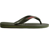 Havaianas Hav. Brasil Logo Rose Gum 27/28 Flip Flops Boys Vert 10/11C Male