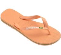 Havaianas Hav. Brasil Logo Ruby Red/Ruby Red Flip Flops Mens Pêche 45-46 Male