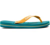 Havaianas Hav. Brasil Logo Vibe Green 33/34 Flip Flops Unisex Kids Vibe Green 1/2 Unisex
