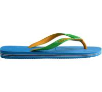 Havaianas Hav. Brasil Mix Leaf Green/Marine B Flip Flops Womens Turquoise/Ylw 6/7 Female