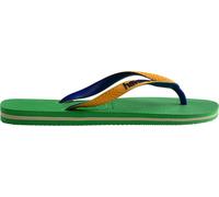 Havaianas Hav. Brasil Mix Leaf Green/Marine B Flip Flops Womens Vert Feuille/Bleu 5 Female