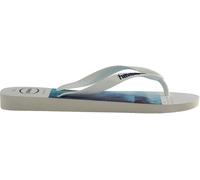Havaianas Hav. Hype White/White/Black/Black 3 Flip Flops Womens Blanc/Noir 3/4 Female