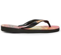 Havaianas Hav. Hype White/White/Black/Black 3 Flip Flops Womens Noir/peche 6/7 Female