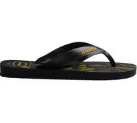 Havaianas Hav. Kids Max Herois Navy Blue/Ruby Flip Flops Womens Noir/Orange 13C Female