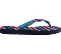 Havaianas Hav. Kids Slim Glitter Trendy Pink Flip Flops Unisex Bleu marine 10/11C Unisex