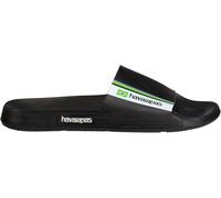 Havaianas Hav. Slide Brasil Black 33/34 Flip Flops Womens Noir 1/2 Female